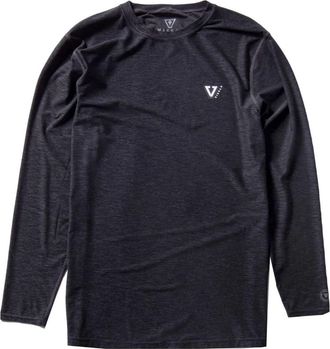 Vissla Twisted Eco Long-Sleeve Shirt - Mens in Black Heather at Nordstrom, Size X-Large