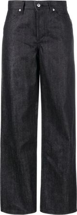Jil Sander Denim Broek - Dames - Regular Fit Jeans - Blauw - W28 - Denim - Jeans