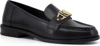 Michael Kors Loafers - Dames - Loafers - Zwart - 39 1/2 EU - Leer - Schoenen