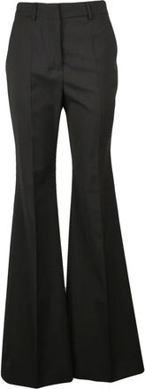 Sportmax Broeken, Dames, Bruin, M, Wol, Pantalone
