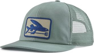 Patagonia Flying Fish Relaxed Trucker Hat Cap - Unisex | t&uuml;rkis