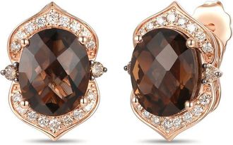 Le Vian Ladies Vivids Earrings set in 14K Strawberry Gold