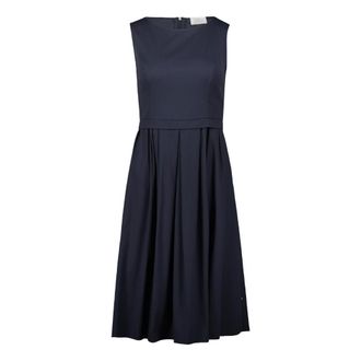 Vera Mont Kleedjes, Dames, Blauw, XL, Katoen, Feminien Zomerjurk