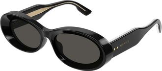 Gucci GG1527S 001 Womens Sunglasses Black Size 54 - Free RX Lenses - Free RX Lenses