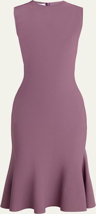 Stella McCartney Sleeveless Compact Knit Fit-And-Flare Dress