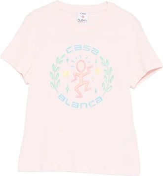 Casablanca katoenen T-shirt met grafische print