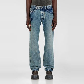 Diesel Regular Jeans Low Waist 1985 Larkee, Medium blue, Button fly