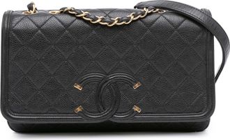 Chanel Gequilted Leren Schoudertas