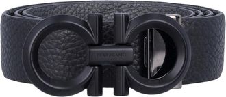 Ferragamo Heren, Accessoires, Zwart, Maat: 105 CM Leer