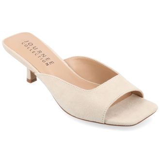 Journee Collection Women & apos;s Larna Medium and Wide Width Dress Sandals
