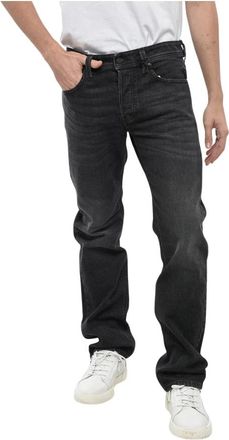 Diesel Passanti cintura Denim 5 tasche Bottoni - Heren - Regular Fit Jeans - Zwart - M - Denim - Jeans