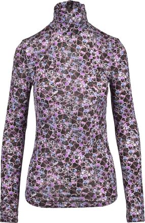 Isabel Marant Purple Viscose Elastane Womens Jersey Underlayer Top