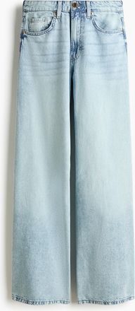 H&M Wide High Waist Jeans - Blue