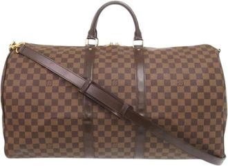 Louis Vuitton Pre-owned Boston Bag - Heren - Vintage Weekendtas - Bruin - ONE Size - Vintage