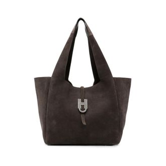 Hogan Dames, Tassen, Bruin, Maat: ONE Size Su&egrave;de