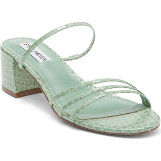 Steve Madden Miari Slide Sandal in Pistachio Croco at Nordstrom Rack, Size 9.5