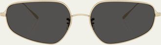 Oliver Peoples OV1356S Rectangular Metal Sunglasses