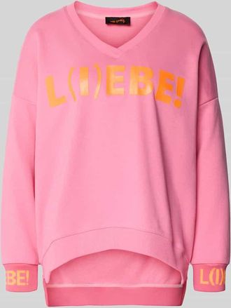 Miss Goodlife Oversized Sweatshirt mit Statement-Print in Weiss, Gr&ouml;&szlig;e XL