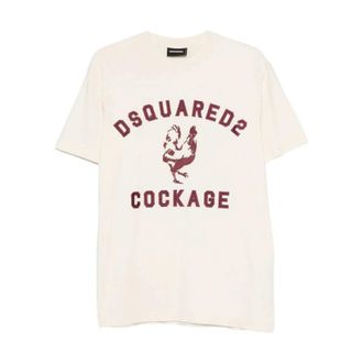 Dsquared2 Uomo, Top, Beige, XL, new