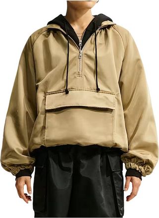 Nike (WMNS) Nike Sportswear Satin 1/4-Zip Anorak Parachute Beige IV4995-297