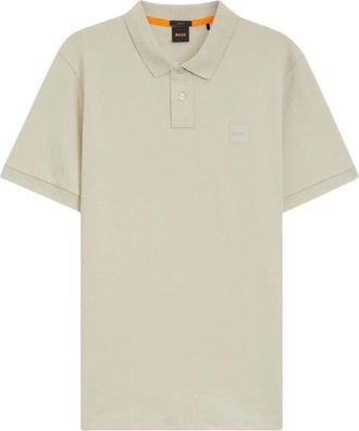 HUGO BOSS Passenger Polo - Heren - Polos - Beige - 2XL - Katoen - Tops