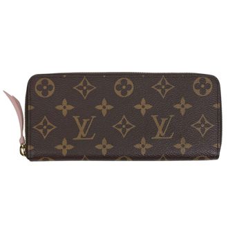 Louis Vuitton Monogram Brown Rose Ballerine Monogram Long Wallet (Bi-Fold) (Pre-Owned)