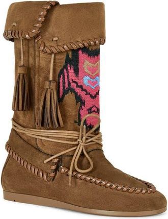 Azalea Wang Weret Boot in Chestnut at Nordstrom, Size 6.5
