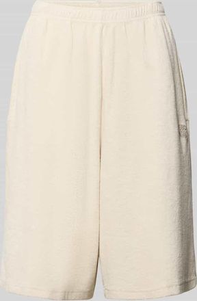 American Vintage American Vintage Sweatshorts mit Eingrifftaschen und Logo-Stitching Modell FUXOW in Ecru, Gr&ouml;&szlig;e L
