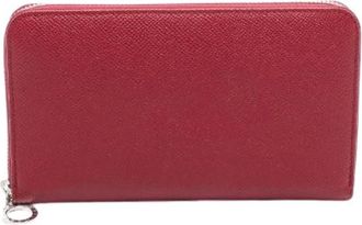Bulgari Pre-owned Wallets, female, Red, Size: ONE SIZE Pre-owned Vintage Wallet