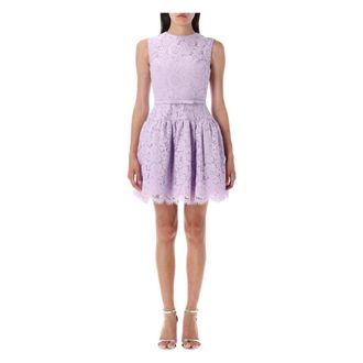 Self Portrait Dames, Jurken, Paars, Maat: S Katoen