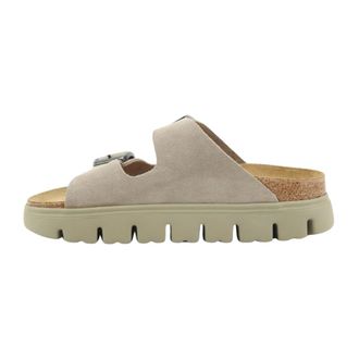 Birkenstock Dames, Schoenen, Beige, Maat: 37 EU Leer