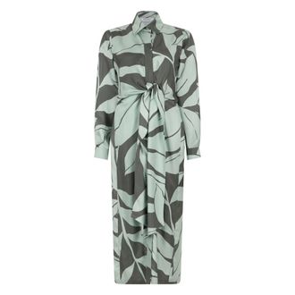 Max Mara Shirt Dresses, female, Multicolor, Size: 2XS Robinia Silk Chemise Dress