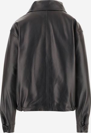 Darkpark Womens Jacket Lambskin Black Leather