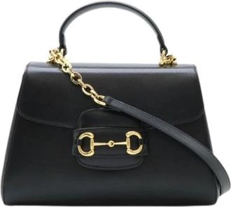 Gucci Pre-owned Leren Handtas - Dames - Vintage Handtas - Zwart - ONE Size - Leer - Vintage