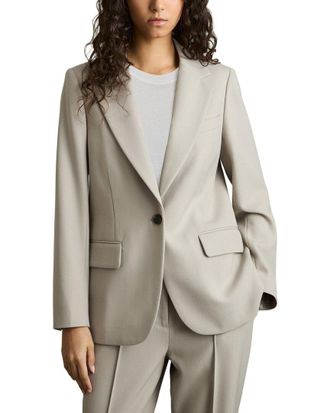Reiss Brittany Textured Wool-Blend Suit Jacket