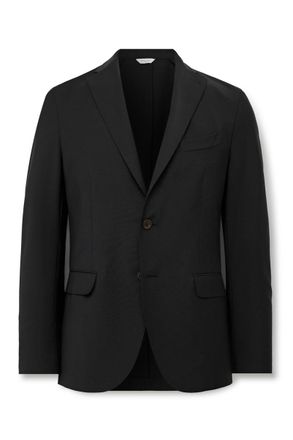 Boglioli K-Jacket Unstructured Wool-Blend Crepe Suit Jacket