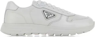 Prada White Nylon And Leather Prax 2.0 Sneakers