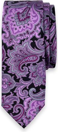 Paul Fredrick Paisley Italian Printed Silk Tie