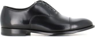 Doucal's Schoenen, Heren, Zwart, 43 EU, Leer, Oxford Cap Toe