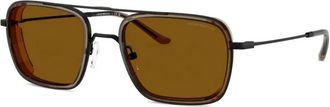 Emporio Armani Ea 2162 300163 Zonnebrillen - Heren - Zonnebrillen - Zwart - 54 MM - Accessoires