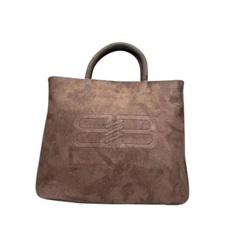 Balenciaga Pre-owned Tote Bags, female, Brown, Size: ONE SIZE Pre-owned Vintage Tote Bag