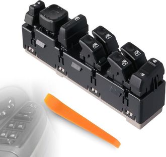 OEM Interruptor De Elevalunas El&eacute;ctrico Principal Del Lado Del Conductor Delantero Izquierdo Con Espejos Plegables. Compatible Con Cadillac Escalade, Chev