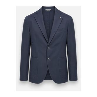 Manuel Ritz Blazer Elasticizzato - - Jackets - Uomo - Blu - M