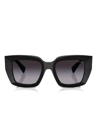 Miu Miu Eyewear Occhiali da sole squadrati - Nero