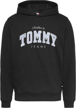 Tommy Hilfiger Varsity Sweatshirt - Heren - Hoodies - Zwart - L - Hoodies & sweatvesten