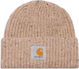 Carhartt Work in Progress Anglistic ribbed beanie - unisex - Wool/Cotton - One Size - Neutrals
