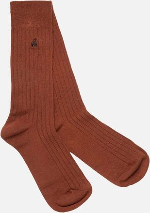 Swole Panda Mens SWOLE PANDA SOCK CHESTNUT BROWN - Size: 7/7.5/8/8.5/9/9.5/10/10.5/11