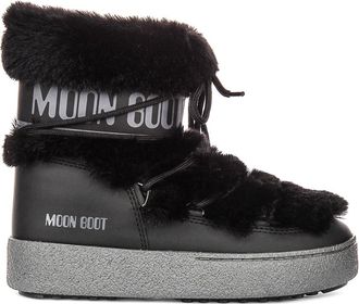 Moon Boot LTrack Low Boot - Dames - Winterlaarzen - Zwart - 38 EU - Polyester - Schoenen
