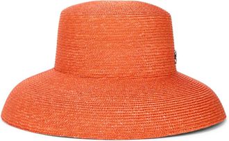 Alberta Ferretti Hoed met brede rand - Dames - Hoeden - Oranje - L - Accessoires