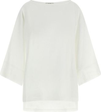 The Row White Regular Solid Top